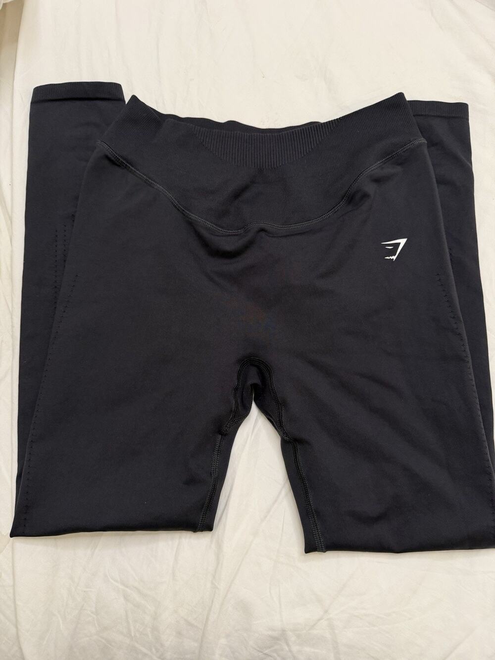Gymshark Black Seamless High Waisted Leggings Women’s Size M Athletic Workout